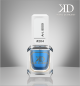 Preview: Nail Art Aquarell Cyan Blau #204 Karl Diamant