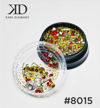 Karl Diamond Nail Art Mix Rhinestones # 01