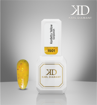 Gelpolish "Konfetty Yellow" Karl Diamant 11 ml