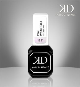 Karl Diamant Gelpolish Pearl White Rose 11 ml