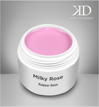 Karl Diamant Rubber Base Gel " Milky Rose" 30 ml