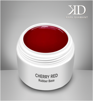 Color Rubber Base Gel "Cherry Red" Karl Diamant 5 ml