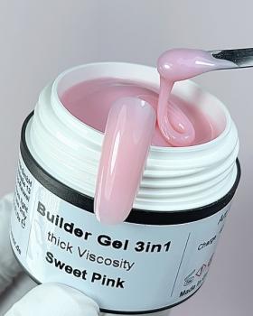 Builder Gel Sweet Pink Thick Viscosity Karl Diamant 15 ml