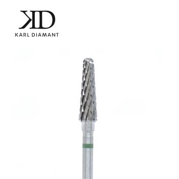 Carbide cutters Round taper Coarse - green ring 4.0 mm