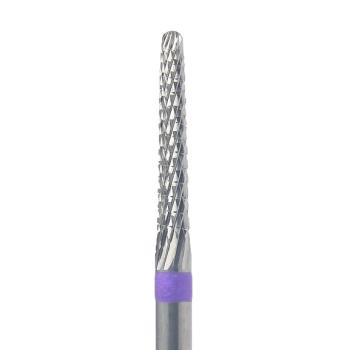 Carbide Cutters Round Taper Medium Purple Ring 2.3 mm
