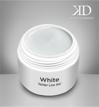 Spider Line Nail Art Gel "White" Karl Diamant 5 ml