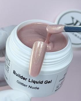 Builder Liquid Gel Glitter Nude Karl Diamant 30 ml