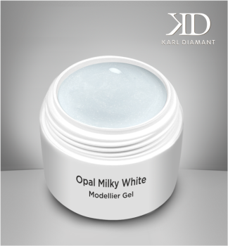 Opal Milky White Modeling Gel Karl Diamond 30ml - Kopie - Kopie
