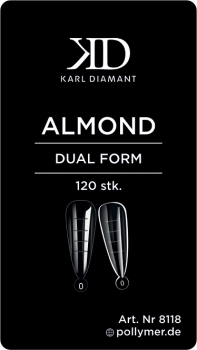 Dual Tips "ALMOND" 120 pcs Karl Diamant