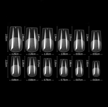 Soft Gel Tips "Square" 120 Stk. Karl Diamant