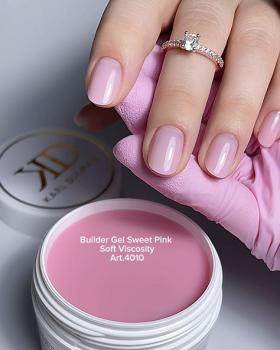 Builder Gel Sweet Pink Soft Viscosity Karl Diamant 15 ml