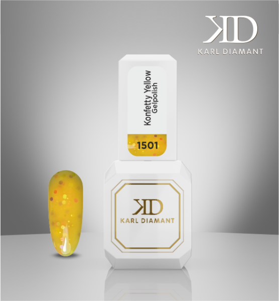 Gelpolish "Konfetty Yellow" Karl Diamant 11 ml