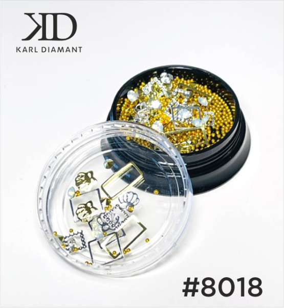 Karl Diamant Nail Art Mix Strasssteine # 04