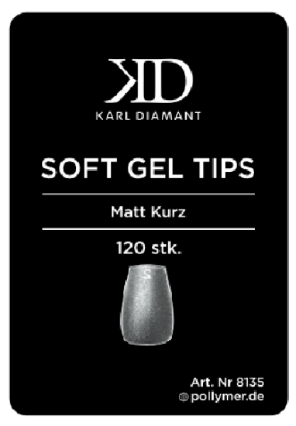 Soft Gel Tips matt kurz 120 Stk. Karl Diamant