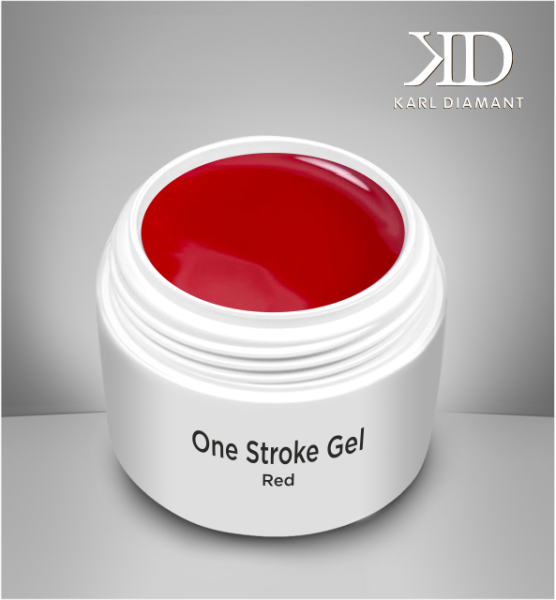 One Stroke Gel Red Karl Diamant 5 ml