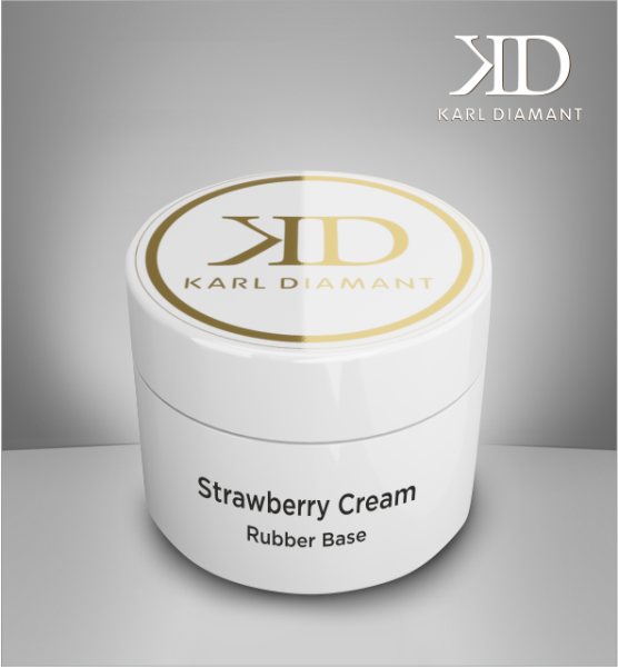 Karl Diamant Rubber Base Gel "Strawberry Cream" 30 ml