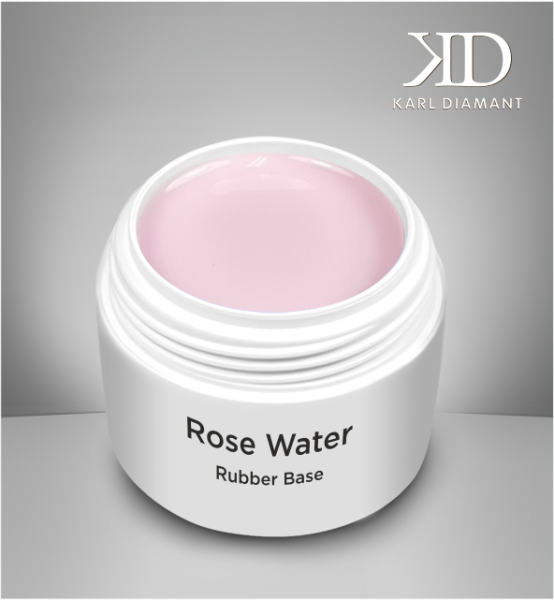 Karl Diamant Rubber Base Gel Rose Water 30 ml