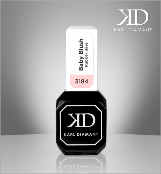 Karl Diamant Rubber Base Gel Baby Blush 11 ml