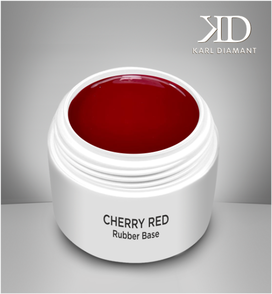 Colour Rubber Base Gel "Cherry Red" Karl Diamant 5 ml
