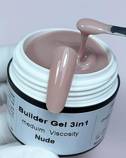 Builder Gel Nude Medium Viscosity Karl Diamant 15 ml