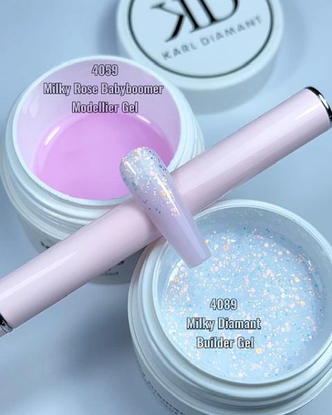 Milky Rose Baby Boomer Modeling Gel Karl Diamond 50 ml