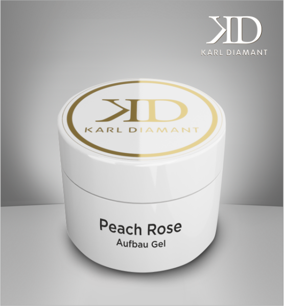 Peach Rose Aufbau Gel Karl Diamant 30 ml