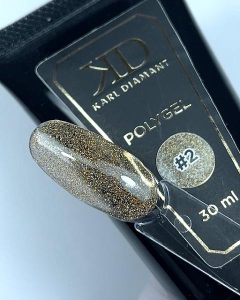 Polygel "Glamour" #02 Karl Diamond 30 ml