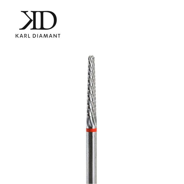 Carbide cutter round taper fine - red ring 2.3 mm