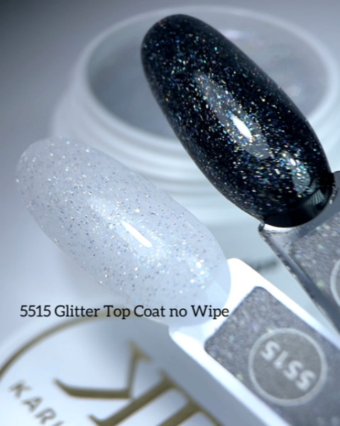 Glitter Top Coat no Wipe Karl Diamant 11 ml
