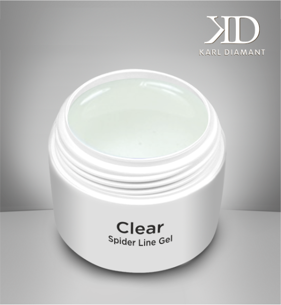 Spider Line Nail Art Gel "Clear" Karl Diamant 5 ml