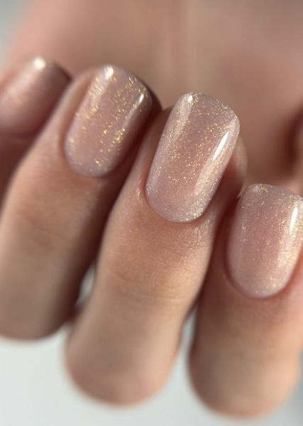 Builder Liquid Gel Glitter Nude Karl Diamant 15 ml