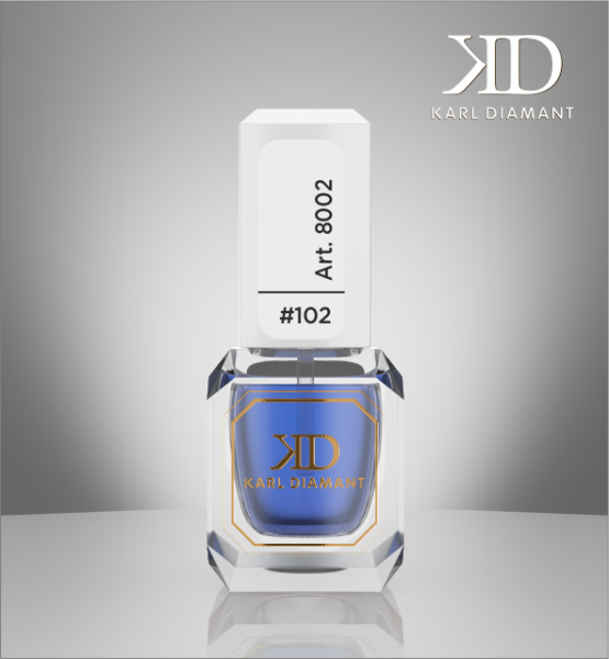 Nail Art Watercolor Sapphire Blue #102 Karl Diamond