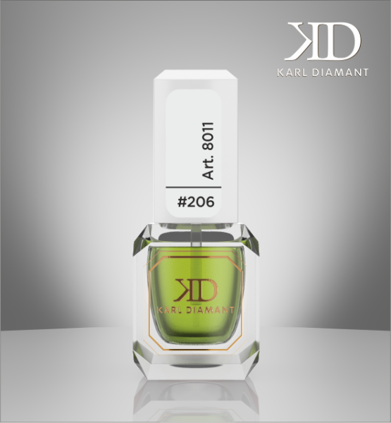 Nail Art Watercolor Greenery #206 Karl Diamond
