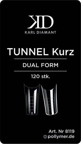 Dual Tips "TUNNEL SHORT" 120 pcs Karl Diamant