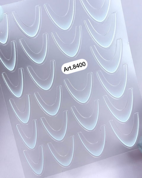 Sticker Ombre French White