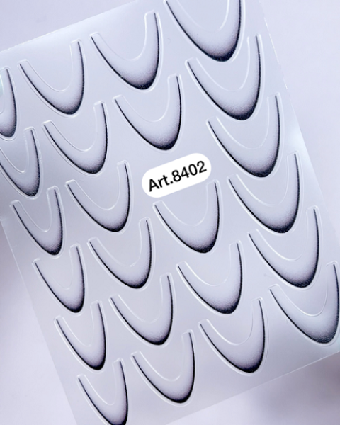 Sticker Ombre French Black