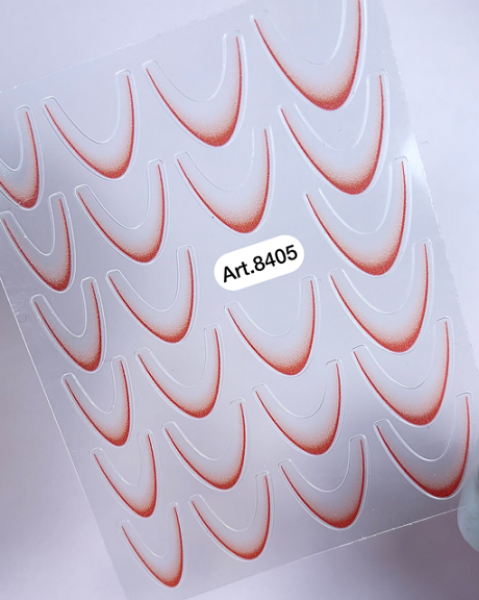 Sticker Ombre French Rot
