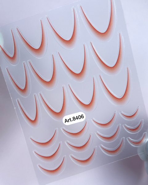 Sticker Ombre French Rot