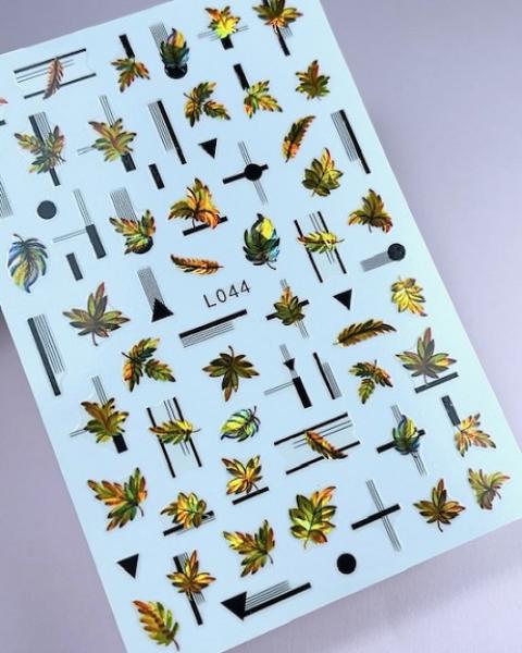 Stickers Leaves Motifs Self-adhesive