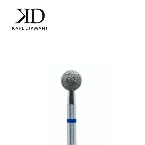 Diamantfräser Kugel - Blau 5.0 mm