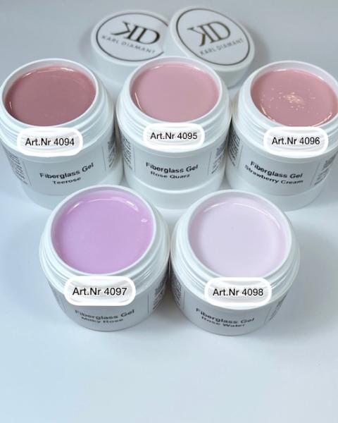 Fiberglas Gel Teerose Karl Diamant 30 ml