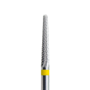 Carbide cutter round taper fine yellow ring 2.3 mm
