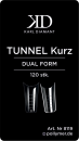 Dual Tips "TUNNEL"  kurz 120 Stk. Karl Diamant