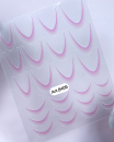 Sticker Ombre French Pink