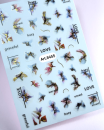 Sticker Farbverlauf -Blume